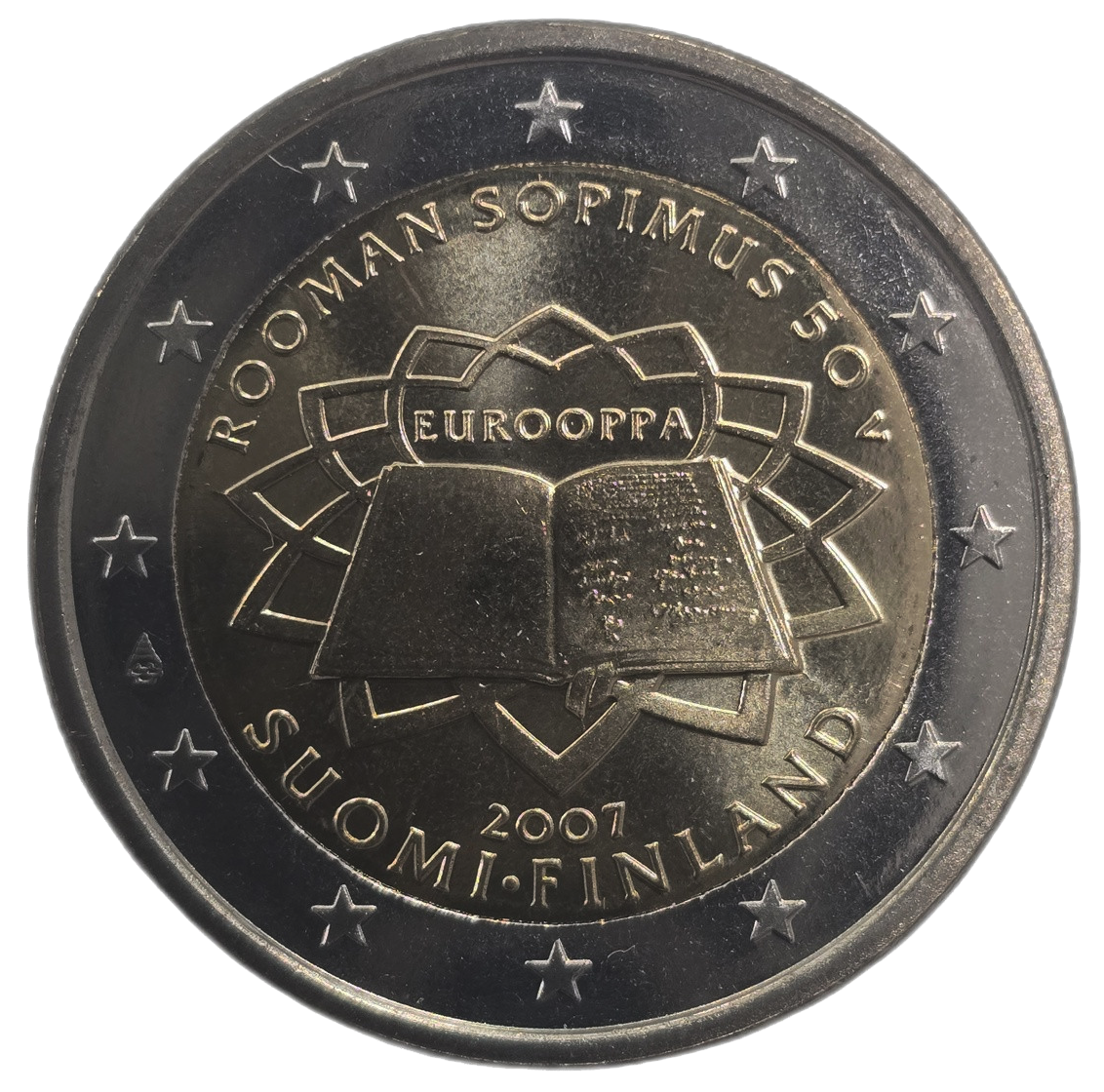 2 euros conmemorativa 50º Aniversario del Tratado de Roma Año 2007